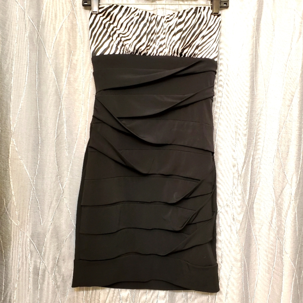 Black Zebra Dress